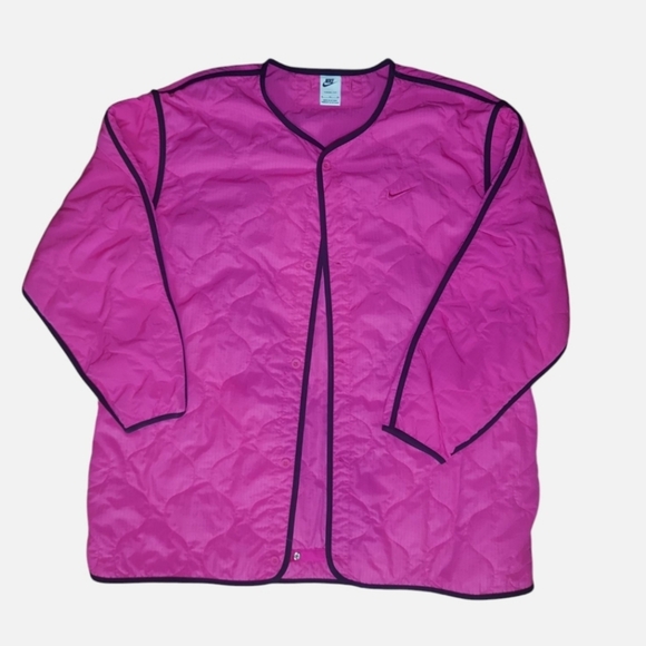 Nike Pink Therma-Fit Quilted Jacket - Picture 4 of 8